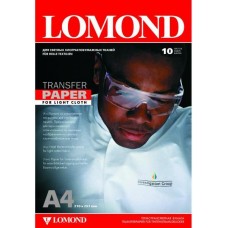 Термотрансферная бумага Lomond для струйной печати для светлых тканей 10 листов